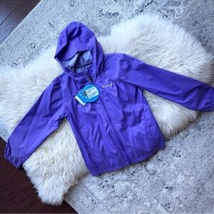 Youth Girls Colombia Switchback Rain Jacket Light Purple Size M(10/12)